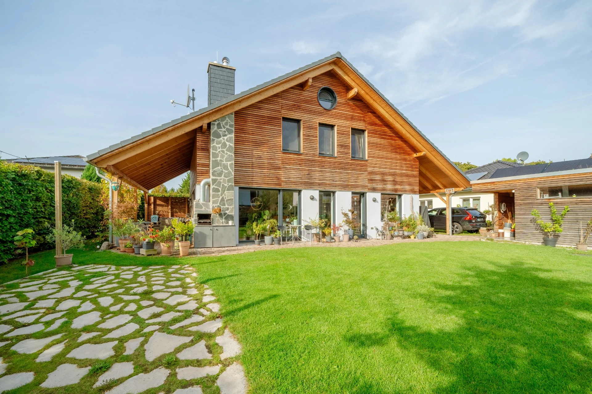 Magdeburg · Stadtfeld – Holz außen. Offenheit innen., Projektansicht 2